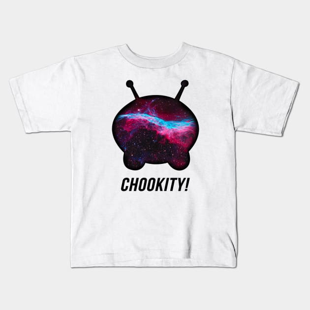 Final Space Mooncake Chookity Kids T-Shirt by Paskwaleeno